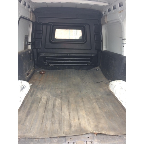 25 - A WHITE 2007 VAUXALL COMBO 1.3 CDTI DIESEL VAN WITH 5 SPEED MANUAL GEAR BOX, SIDE LOADING DOOR, REAR... 