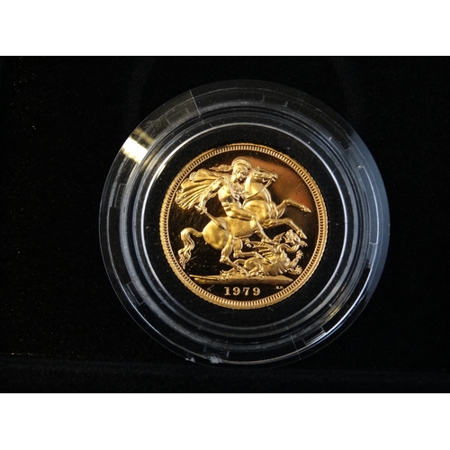 454 - A 1979 GOLD FULL SOVEREIGN IN BOX