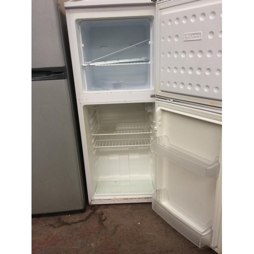 186 - A BEKO A CLASS UPRIGHT FRIDGE FREEZER (W/O)