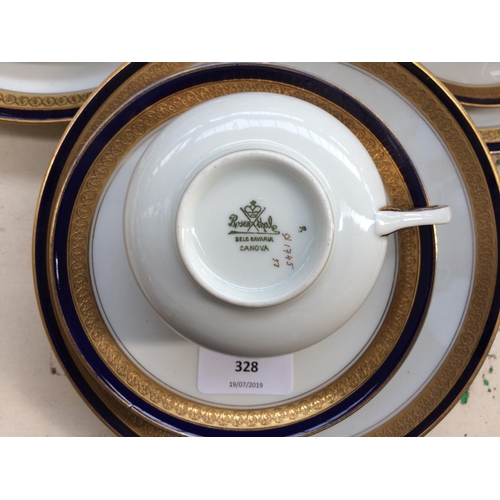 328 - A 22 PIECE ROSENTHAL SELB BAVARIA TEA SET