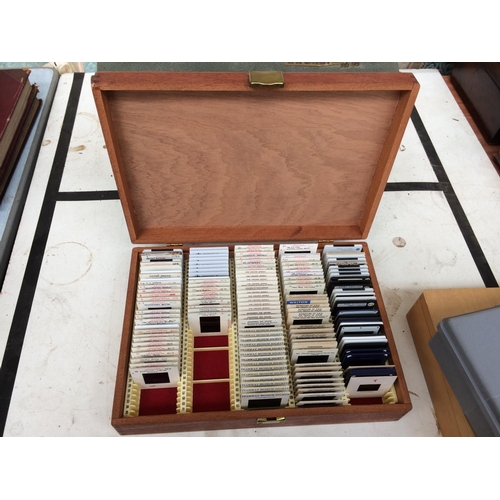 358 - A COLLECTION OF VINTAGE 35MM PROJECTOR SLIDES