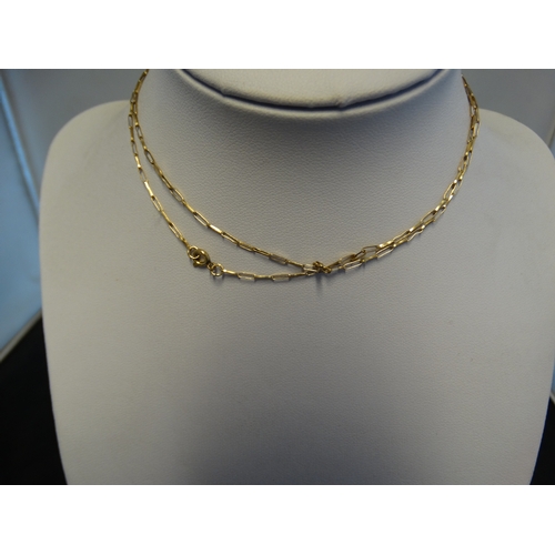 459 - A 9CT GOLD CHAIN (WEIGHT 2 GRAMS)