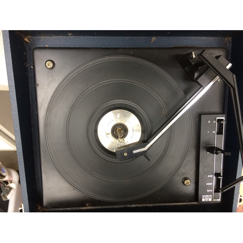 191 - A VINTAGE BSR PORTABLE RECORD PLAYER