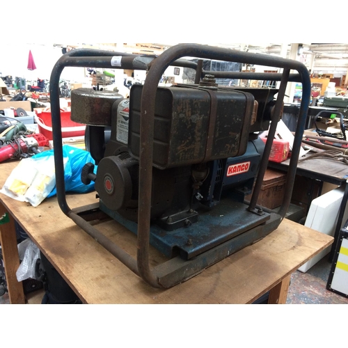 115 - A KANGO 2.4 KILOWATT PETROL GENERATOR WITH BRIGGS & STRATTON 8 HORSEPOWER ENGINE