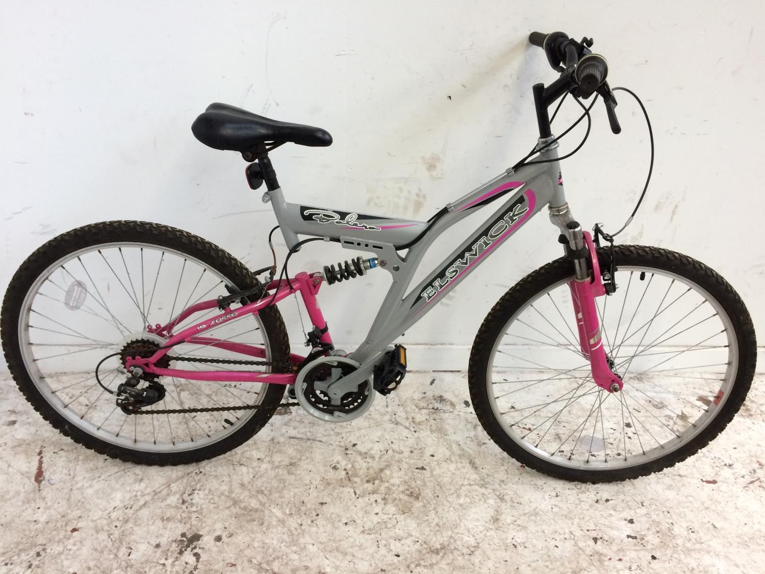 Ladies dual cheap suspension mountain bike