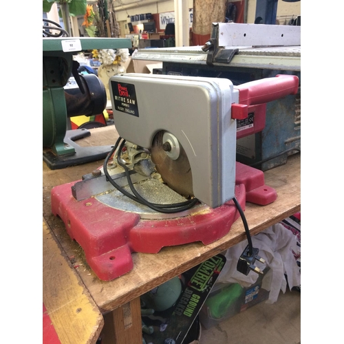 93 - A RED AND GREY POWER DEVIL PDW5013 ELECTRIC MITRE SAW