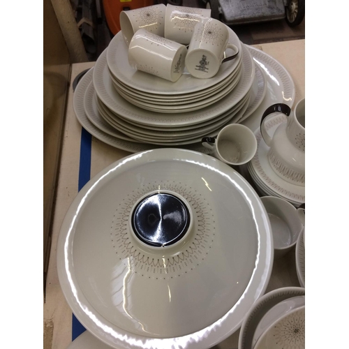 437 - A 61 PIECE ROYAL DOULTON MORNING STAR DINNER SERVICE