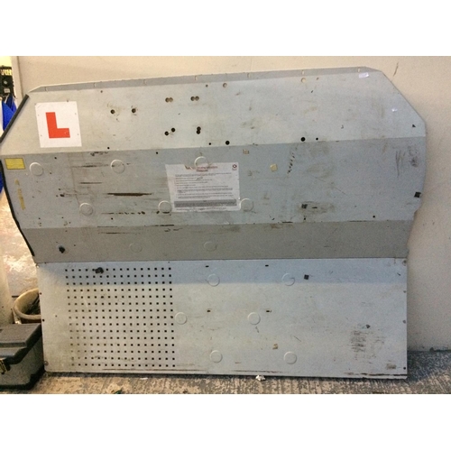 26 - A GREY METAL FORD TRANSIT MEDIUM WHEELBASE, MEDIUM TOP BULKHEAD