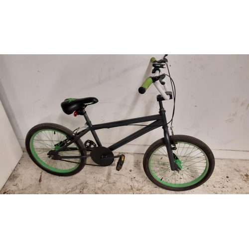 5 - A BLACK, WHITE AND GREEN BOYS BMX