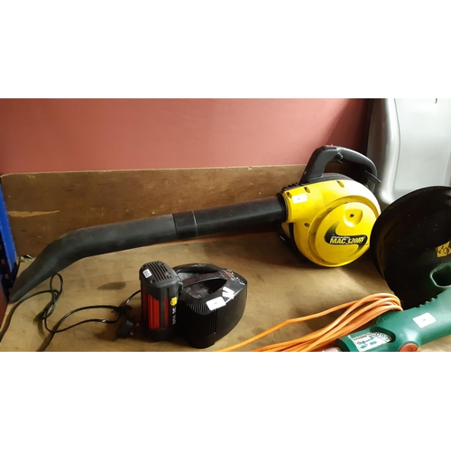 65 - A YELLOW AND GREY MCCULLOCH MAC 320BV PETROL LEAF BLOWER (W/O)