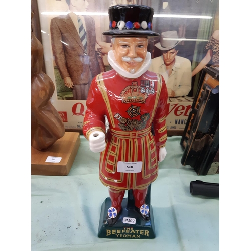 571 - A VINTAGE CARLTON WARE BEEFEATER 'THE YEOMAN' ADVERTISING FIGURE (MISSING PIECE)