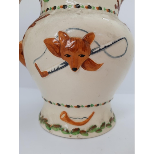 172 - A 1920S CROWN DEVON JOHN PEEL MUSICAL CERAMIC JUG