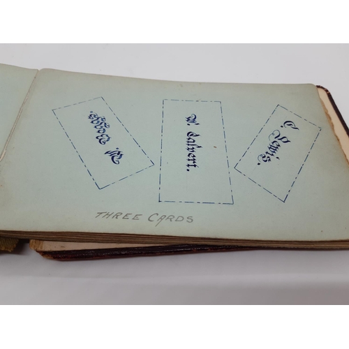 76 - A UNIQUE WW1 PERIOD AUTOGRAPH ALBUM CONTAINING PERSONAL MESSAGES, GREETINGS, JOKES, SKETCHES AND MUS... 