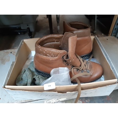 356 - A BOXED PAIR OF SIZE 47 RAICHLE WALKING BOOTS