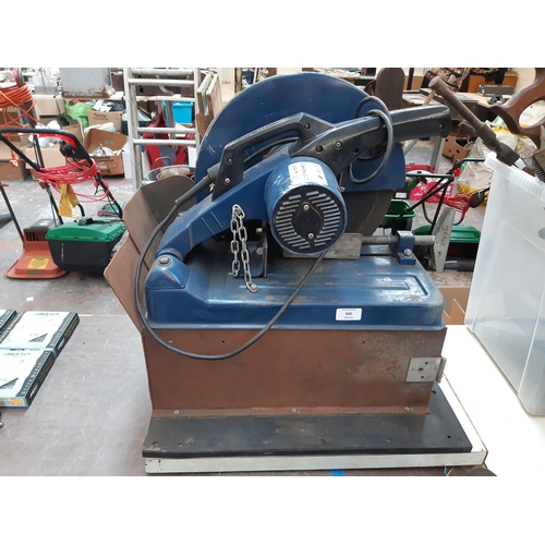 420 - A BLUE ROLSON MAINS OPERATED ELECTRIC METAL CHOP SAW