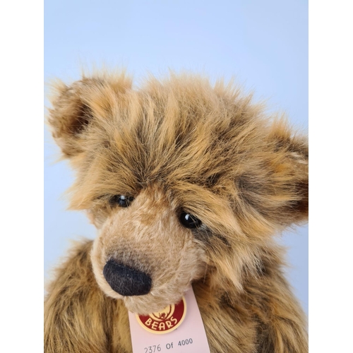 206 - A CHARLIE BEARS 'WILLIAM V' LIMITED EDITION NO.2376 OF 4000 TEDDY BEAR WITH CERTIFICATE OF AUTHENTIC... 