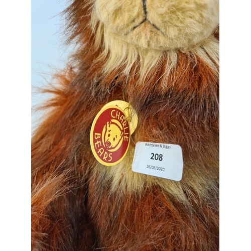 208 - A CHARLIE BEARS 'RULA' CB625104 TEDDY BEAR