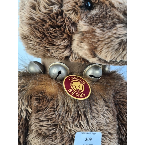 209 - A CHARLIE BEARS 'BRUTUS' CB131388 TEDDY BEAR