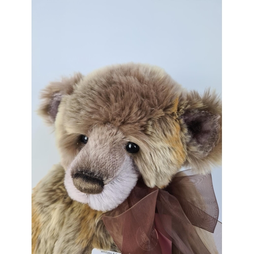 214 - A CHARLIE BEARS 'WILLIAM III' LIMITED EDITION NO.165 OF 4000 TEDDY BEAR WITH CERTIFICATE OF AUTHENTI... 