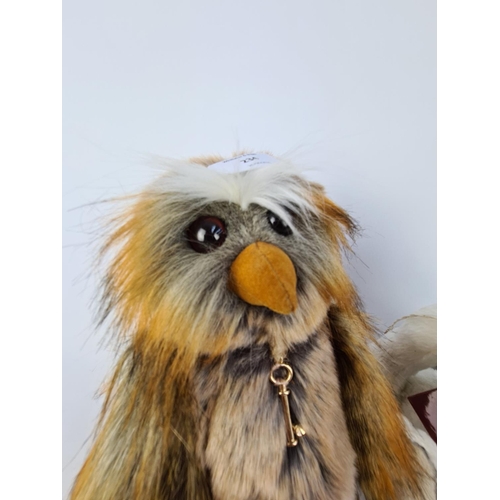 234 - TWO CHARLIE BEARS SOFT TOYS TO INCLUDE 'WANDA' THE LITTLE OWL CB175188 AND 'DUCHESS' THE PUPPY DOG C... 