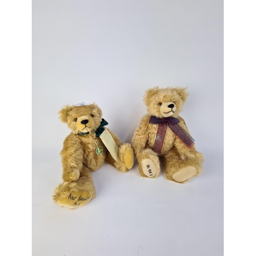 246 - TWO HERMANN TEDDY BEARS TO INCLUDE 'HEAVEN'S PARADISE MUSIC BEAR' LIMITED EDITION 106 OF 500 AND 'FO... 