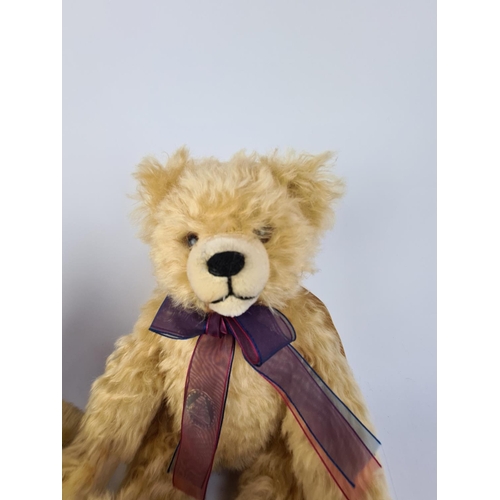 246 - TWO HERMANN TEDDY BEARS TO INCLUDE 'HEAVEN'S PARADISE MUSIC BEAR' LIMITED EDITION 106 OF 500 AND 'FO... 