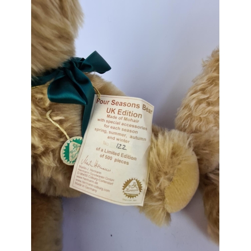 246 - TWO HERMANN TEDDY BEARS TO INCLUDE 'HEAVEN'S PARADISE MUSIC BEAR' LIMITED EDITION 106 OF 500 AND 'FO... 