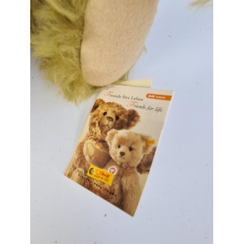 256 - A STEIFF 004810 DARK BLONDE CLASSIC TEDDY BEAR