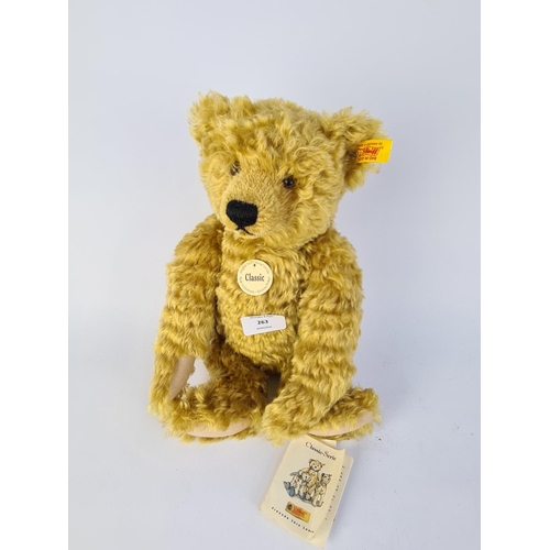 263 - A STEIFF 028762 CLASSIC GOLDEN BLONDE MOHAIR TEDDY BEAR