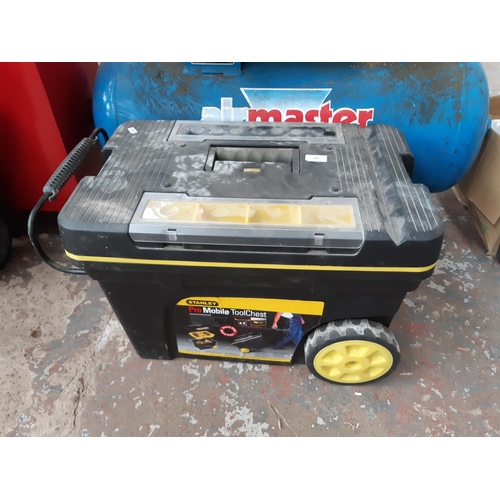 200 - A BLACK AND YELLOW STANLEY PRO MOBILE TOOL CHEST