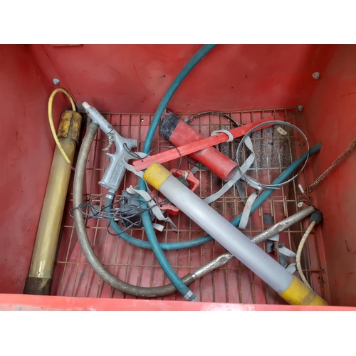 223 - A RED CLARKE SHOT BLAST CABINET