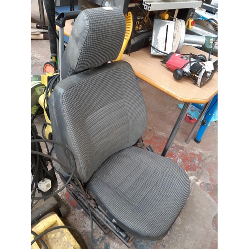 295 - A PAIR OF LAND ROVER 90 FRONT SEATS