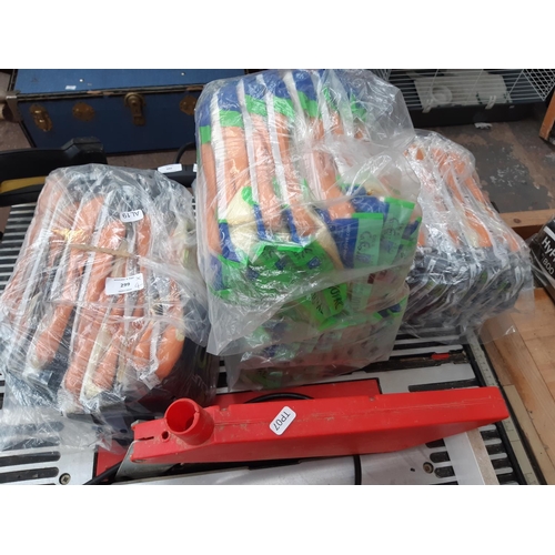 299 - FOUR PACKS OF NEW SHOWA SIZE 10 WORK GLOVES