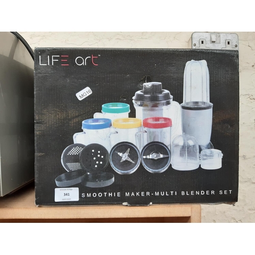 341 - A BOXED LIFE ART SMOOTHIE MAKER-MULTI BLENDER SET