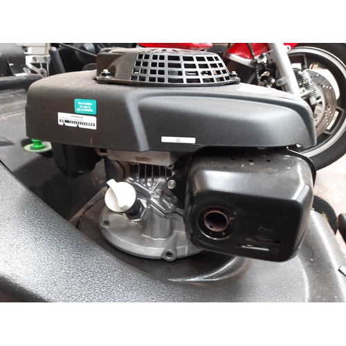 235 - A HAYTER HARRIER 48 PRO 479A AUTODRIVE REAR ROLLER BBC PETROL LAWNMOWER WITH HONDA ENGINE AND GRASS ... 