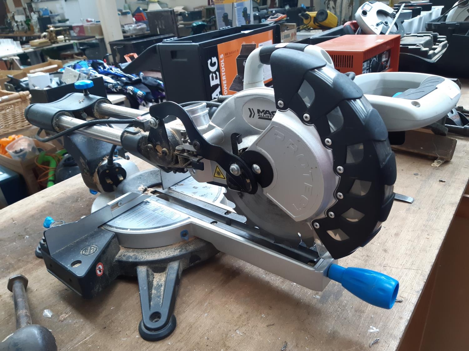 Mac allister mitre deals saw