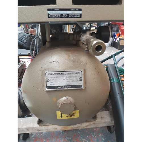 243 - A GREEN GAST AIR COMPRESSOR - MODEL NUMBER 58CE790DM501X3