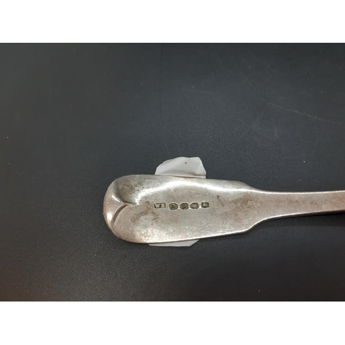 152 - A hallmarked London silver fish server with pierced and etched fish design - total approx. weight 15... 