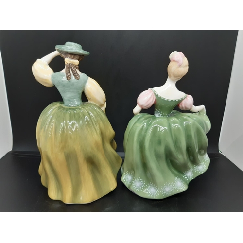 26 - Two ceramic figurines to include one possibly Royal Doulton prototype with unmarked base and a Royal... 