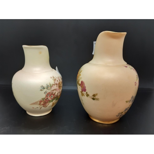 50A - Two Royal Worcester Blush Ivory flat-backs to include a 250th anniversary (1751-2001) and a larger 1... 