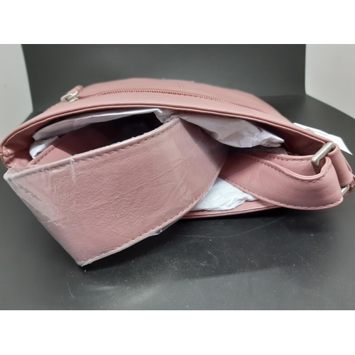 81 - An as new ladies ‘Radley London’ pink leather shoulder / hand bag