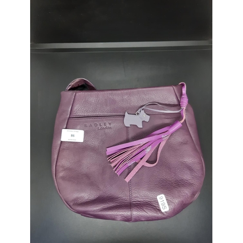 Purple radley bag hot sale