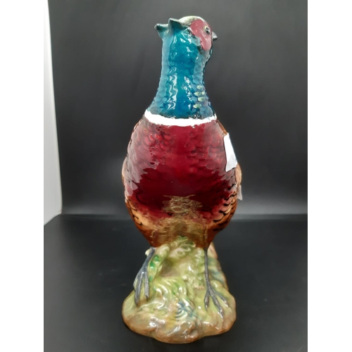 9 - A Beswick pheasant figurine - No. 1225 (Approx. 20cm tall and 25.5cm wide)