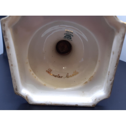 24 - A pair of excellent quality Coalport covered urns with hand painted scenes, each featuring a large b... 