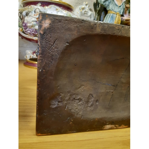 41 - A 19th century bronze sculpture of a standing bull in field by Pierre Jules Mene (1810-1879) signed ... 