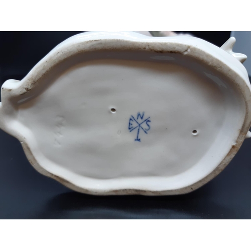 8 - Three porcelain flamingo figurines to include a Goebel example, Austrian Keramos and a Carl Ens Volk... 