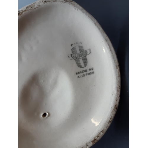 8 - Three porcelain flamingo figurines to include a Goebel example, Austrian Keramos and a Carl Ens Volk... 