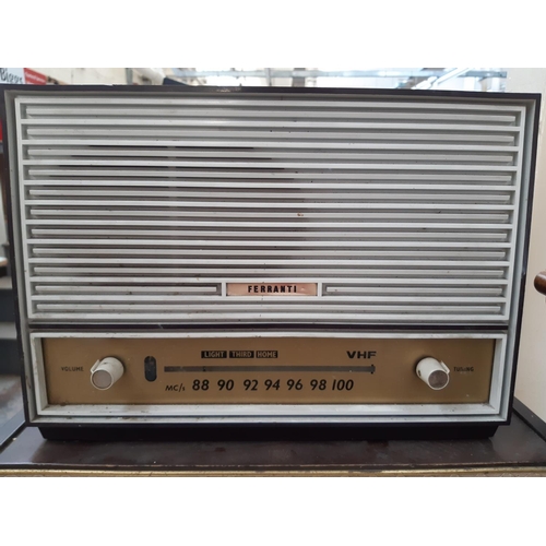 108 - Two vintage radios to include a Ferranti Type U1033 and an Ekco Model A320