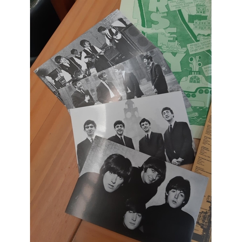 160 - The Beatles Collection “From Liverpool To The World” 1974 UK fan club folder. Featured is a custom l... 