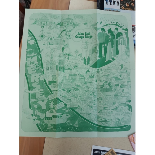 160 - The Beatles Collection “From Liverpool To The World” 1974 UK fan club folder. Featured is a custom l... 